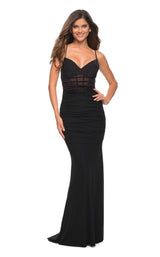1 of 4 La Femme 30402 Dress Black