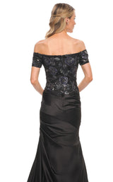 4 of 4 La Femme 30404 Dress Black