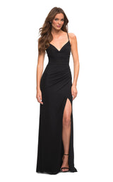 1 of 4 La Femme 30418 Dress Black