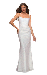 2 of 3 La Femme 30433 Dress White