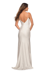 4 of 7 La Femme 30435 Dress White