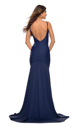 5 of 12 La Femme 30458 Dress Navy