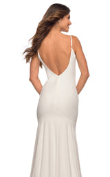 12 of 12 La Femme 30458 Dress White