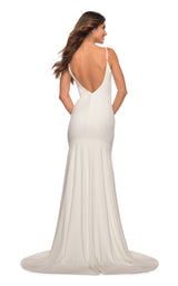 6 of 12 La Femme 30458 Dress White