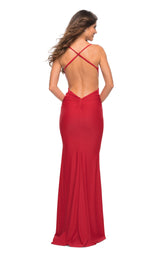 2 of 4 La Femme 30471 Dress Red