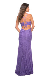 4 of 7 La Femme 30499 Dress Bright-Purple