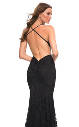 4 of 4 La Femme 30511 Dress Black