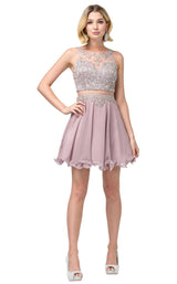 1 of 2 Dancing Queen 3052 Dress Mocha