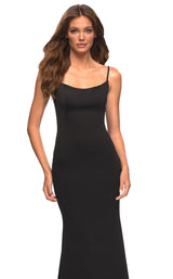 3 of 3 La Femme 30541 Dress Black