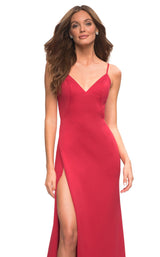 3 of 4 La Femme 30544 Dress Red