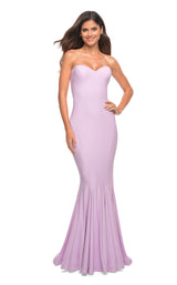 1 of 10 La Femme 30549 Dress Lavender