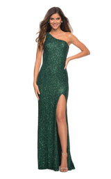 1 of 4 La Femme 30562 Dress Emerald