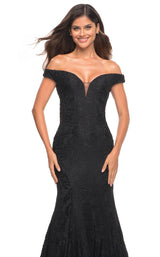 3 of 4 La Femme 30564 Dress Black