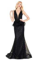 1 of 6 Mac Duggal 30579R Black