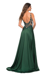2 of 3 La Femme 30580 Dress Emerald