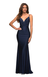 2 of 8 La Femme 30589 Dress Navy