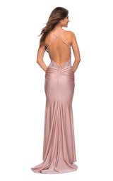 2 of 3 La Femme 30596 Dress Mauve