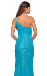 La Femme 30618 Dress Aqua