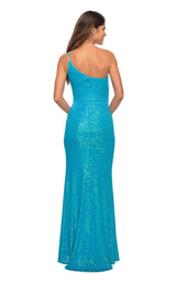 La Femme 30618 Dress Aqua