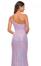 13 of 15 La Femme 30618 Dress Light-Periwinkle