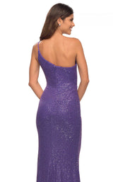 14 of 15 La Femme 30618 Dress Purple