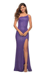 3 of 15 La Femme 30618 Dress Purple