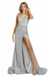 1 of 6 Mac Duggal 30621M Silver
