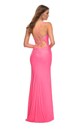2 of 4 La Femme 30661 Dress Light-Coral