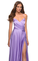 7 of 10 La Femme 30662 Dress Lavender