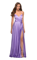 2 of 10 La Femme 30662 Dress Lavender