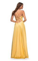 5 of 10 La Femme 30662 Dress Yellow