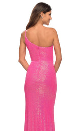 3 of 3 La Femme 30681 Dress Hot-Pink