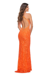 4 of 8 La Femme 30684 Dress Orange