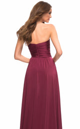 4 of 4 La Femme 30700 Dress Dark-Berry