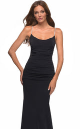 3 of 4 La Femme 30701 Dress Black