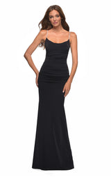 1 of 4 La Femme 30701 Dress Black