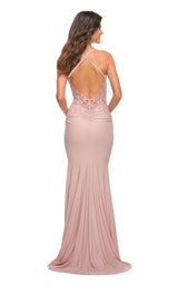 5 of 12 La Femme 30706 Dress Mauve