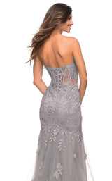 4 of 4 La Femme 30717 Dress Silver