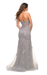2 of 4 La Femme 30717 Dress Silver