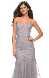 3 of 4 La Femme 30717 Dress Silver