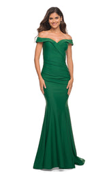 1 of 8 La Femme 30736 Dress Emerald