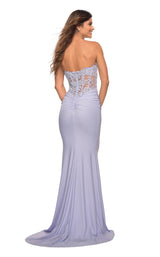 2 of 4 La Femme 30750 Dress Light-Periwinkle