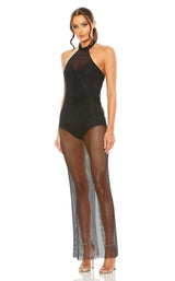 1 of 3 Mac Duggal 30754 Dress Black