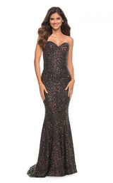 1 of 4 La Femme 30762 Dress Black
