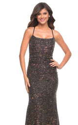 3 of 3 La Femme 30765 Dress Black