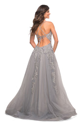 2 of 2 La Femme 30810 Dress Silver
