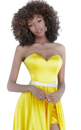 3 of 4 Jovani 3106 Yellow