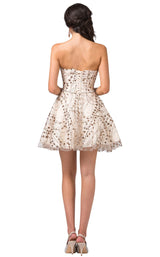 4 of 4 Dancing Queen 3107 Dress Champagne