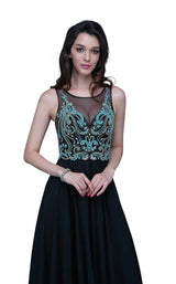 4 of 10 Nina Canacci 3132 Black/Mint