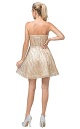 2 of 2 Dancing Queen 3136 Dress Gold